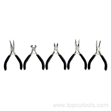 Mini Pliers 5PCS with Dipped Handle